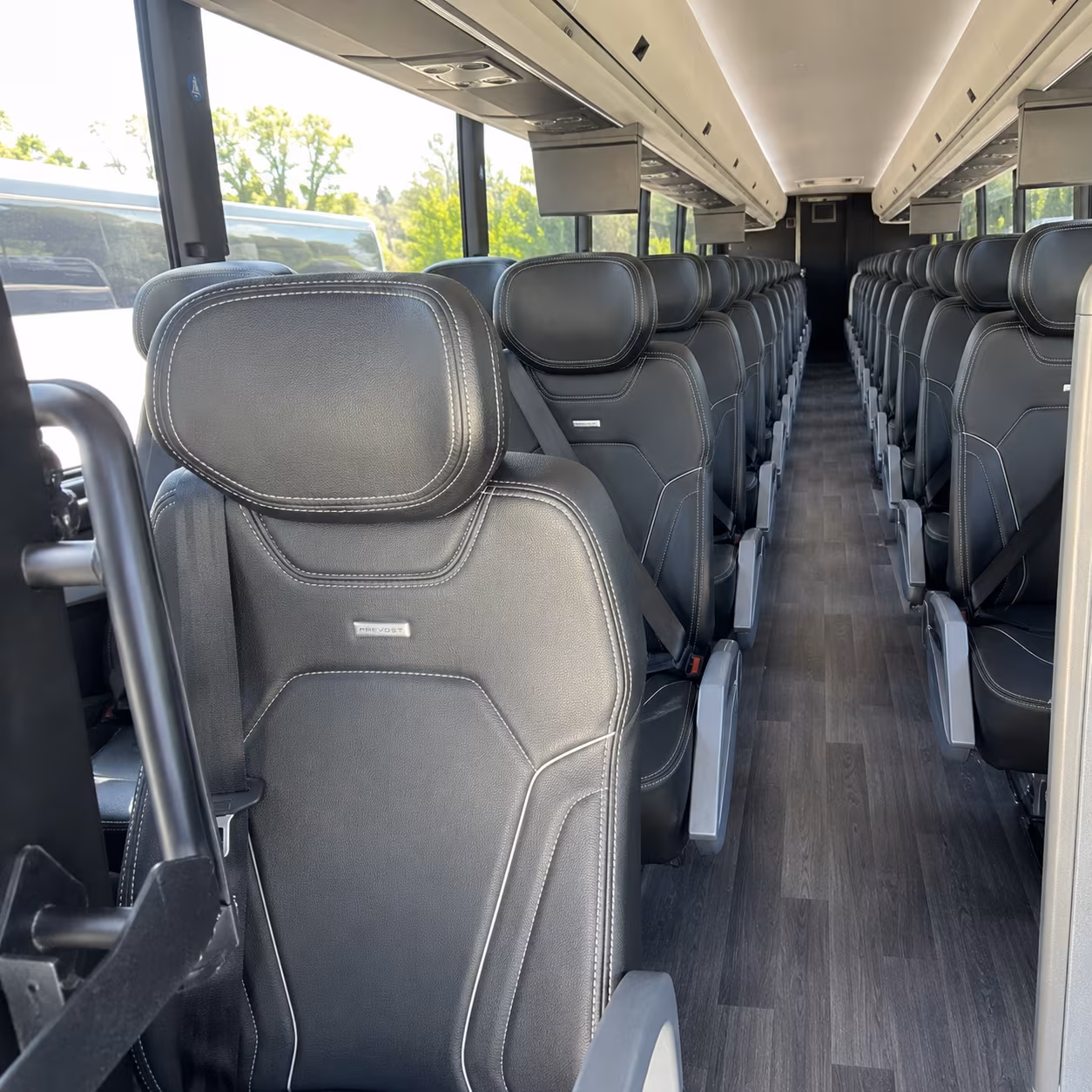 winston salem charter bus services interior