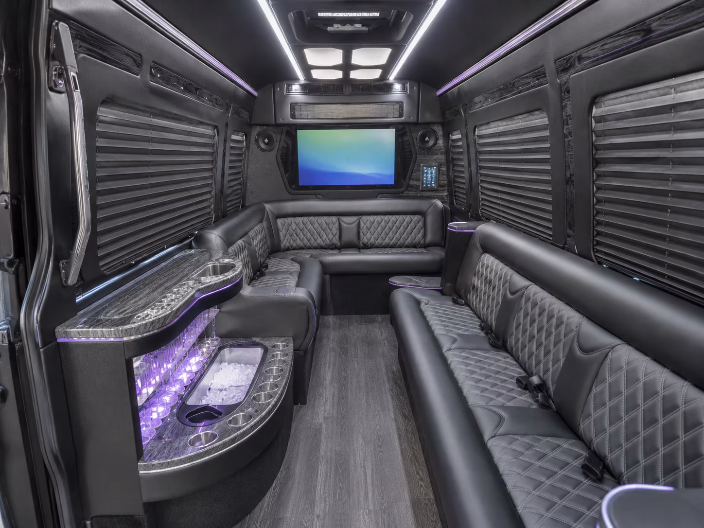 winston salem party bus interior