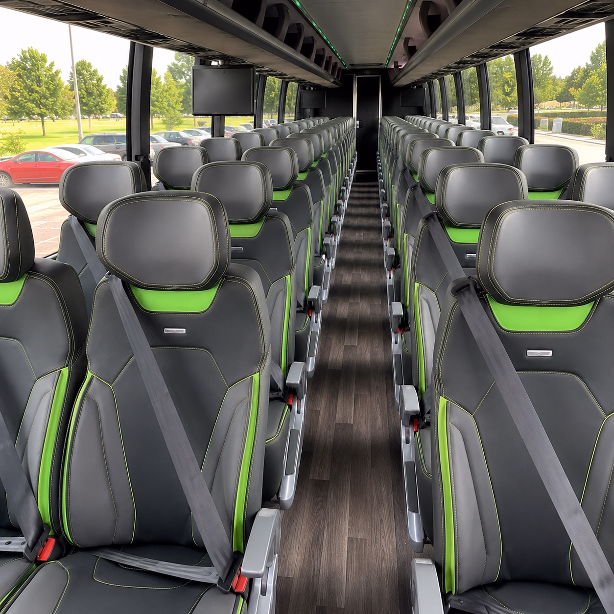 winston salem sporting event transportation onboard seating